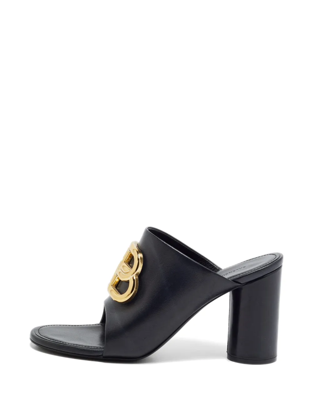 Balenciaga Pre-Owned Oval BB Sandalen mit Absatz - Schwarz