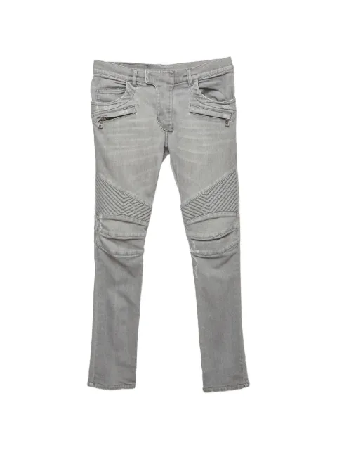 Balmain Pre-Owned distressed skinny jeans
