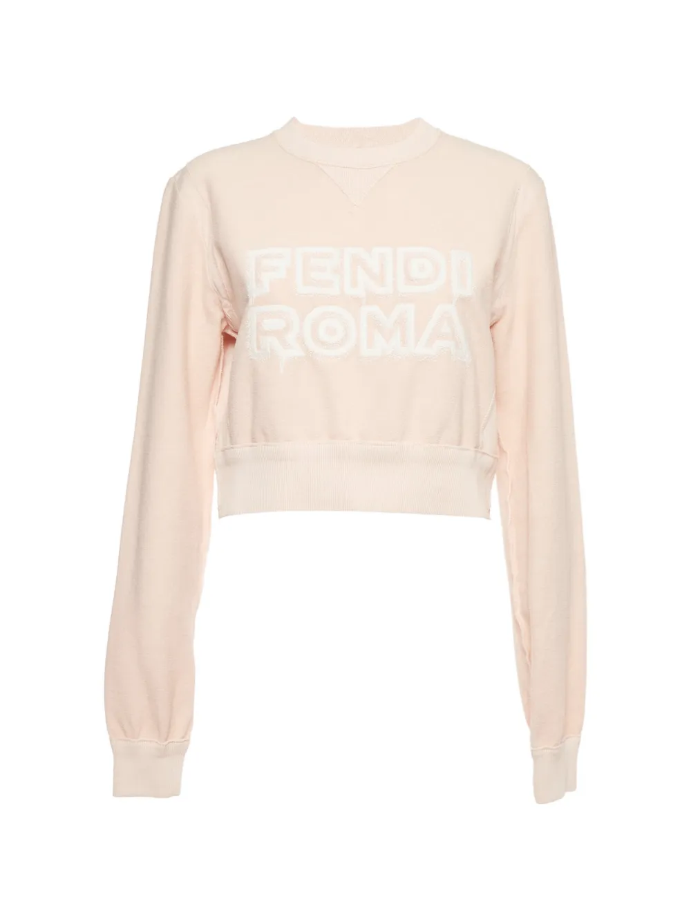 Fendi Pre-Owned x Marc Jacobs logo embroidered sweater - Rosa