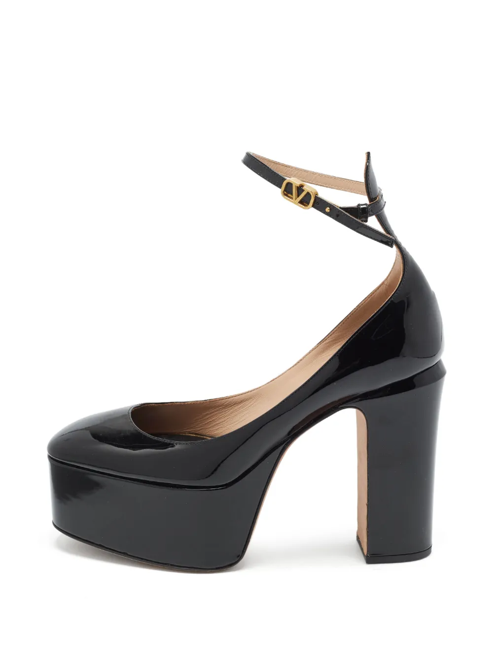Valentino Garavani Pre-Owned Tango platform pumps - Schwarz