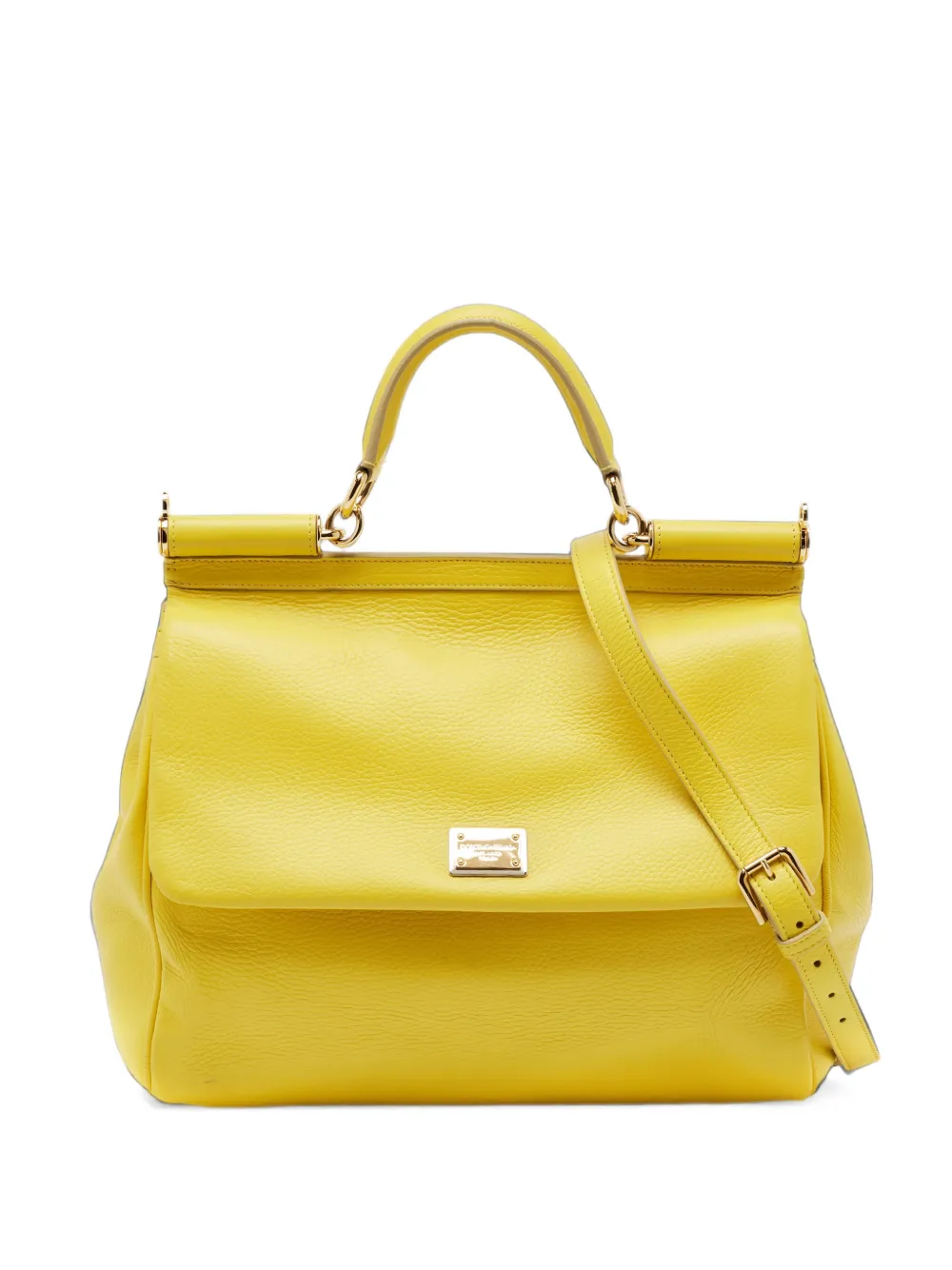 Dolce & Gabbana Pre-Owned large Miss Sicily tote bag - Jaune