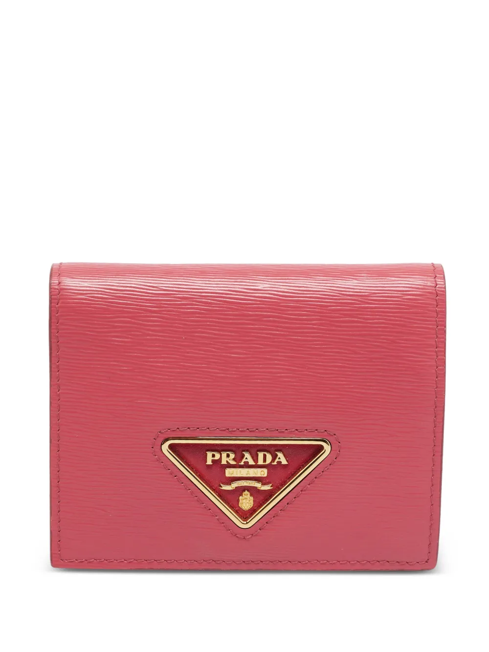 Prada Pre-Owned Move Triangle Vitello card case - Rosa