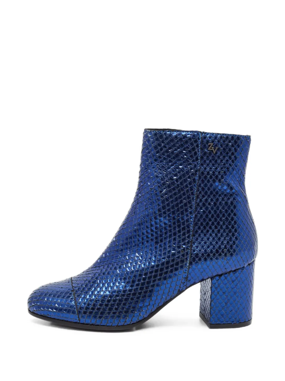 Zadig&Voltaire python-embossed ankle boots - Bleu Zadig&Voltaire python-embossed ankle boots - Bleu