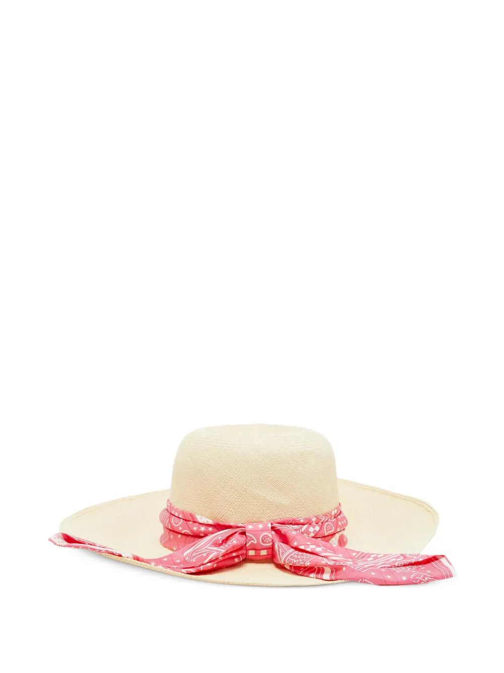 Hermès Pre-Owned Ingrid wide-brim hat - Nude