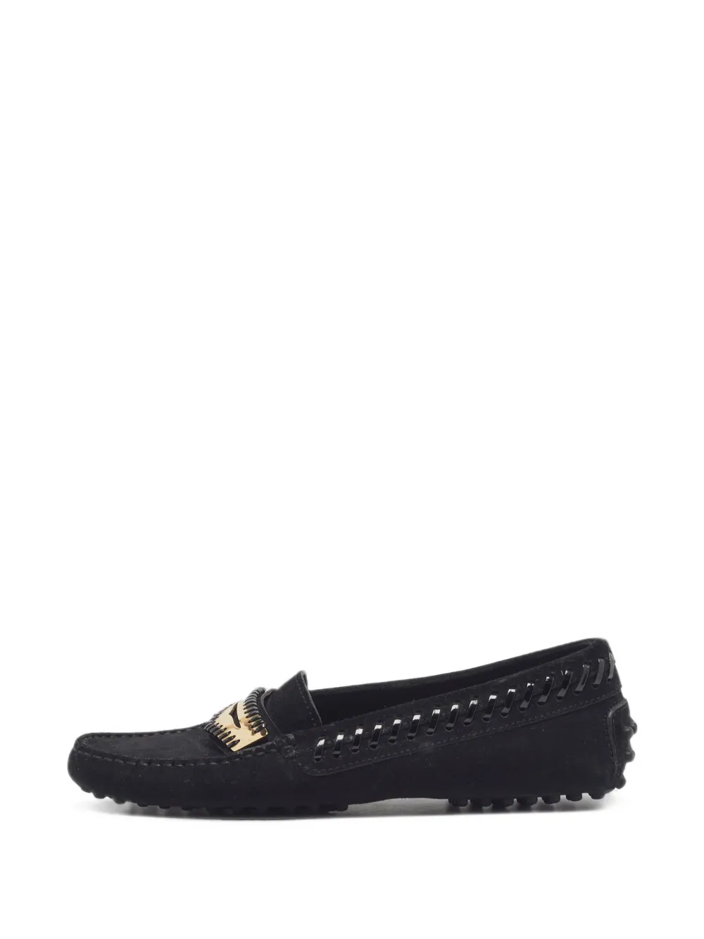 Tod's Vintage whipstitched-trim loafers - Noir Tod's Vintage whipstitched-trim loafers - Noir