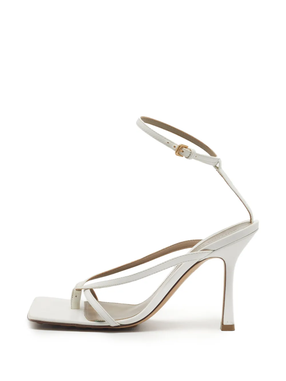 Bottega Veneta Pre-Owned Stretch ankle-strap sandals - Weiß