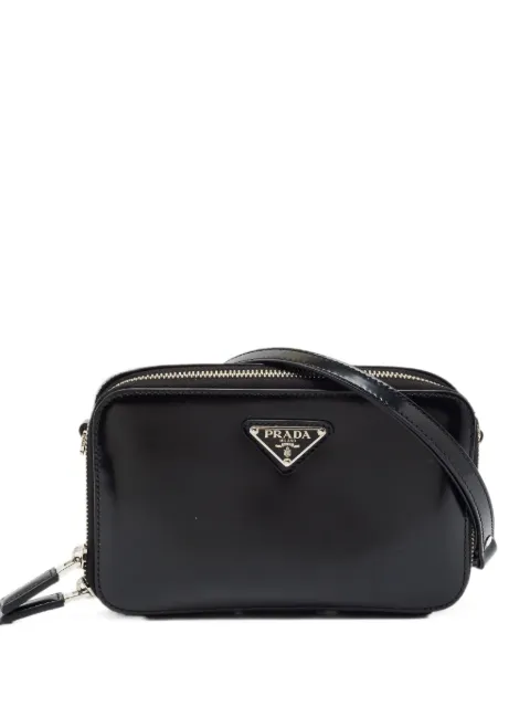 Prada Pre-Owned Brique leather crossbody bag