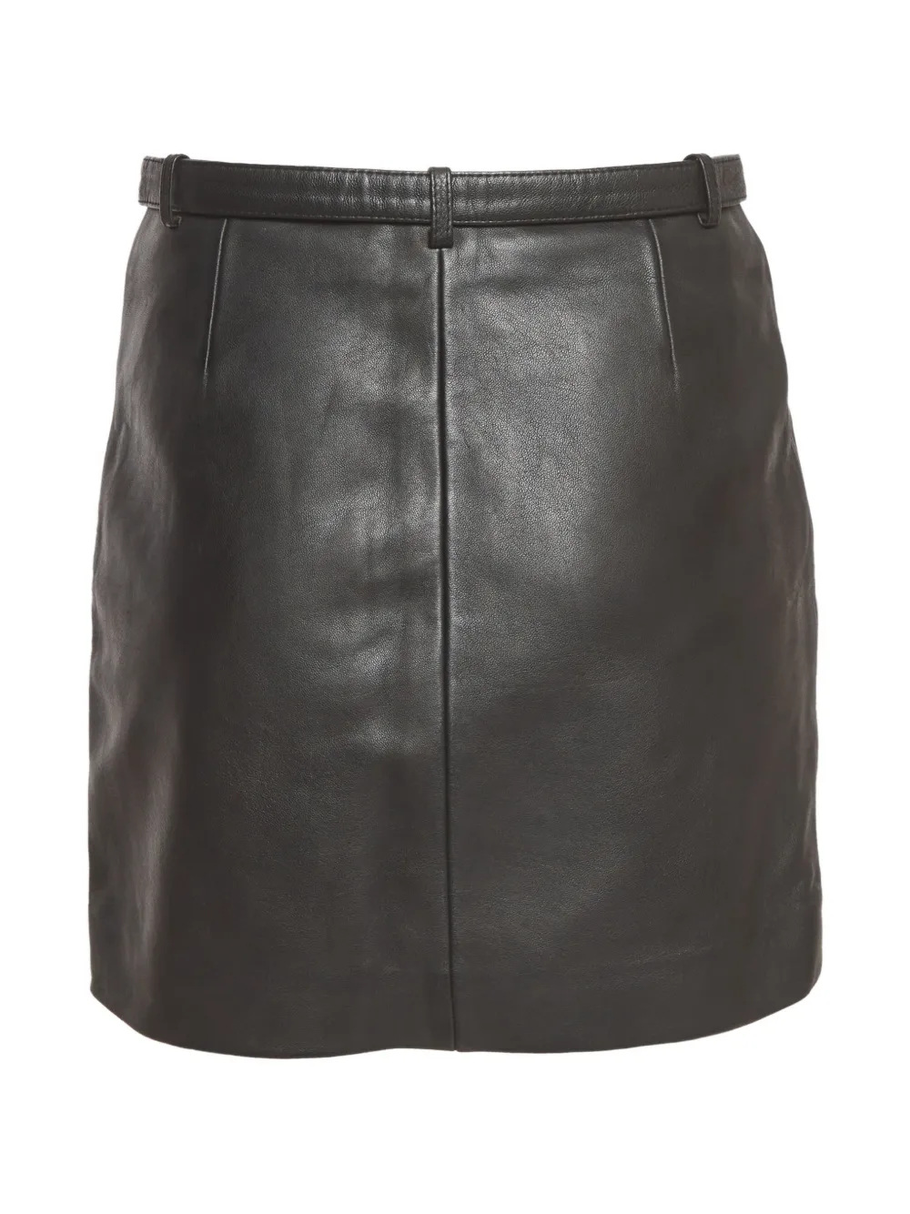 Maje belted leather skirt - Noir Maje belted leather skirt - Noir