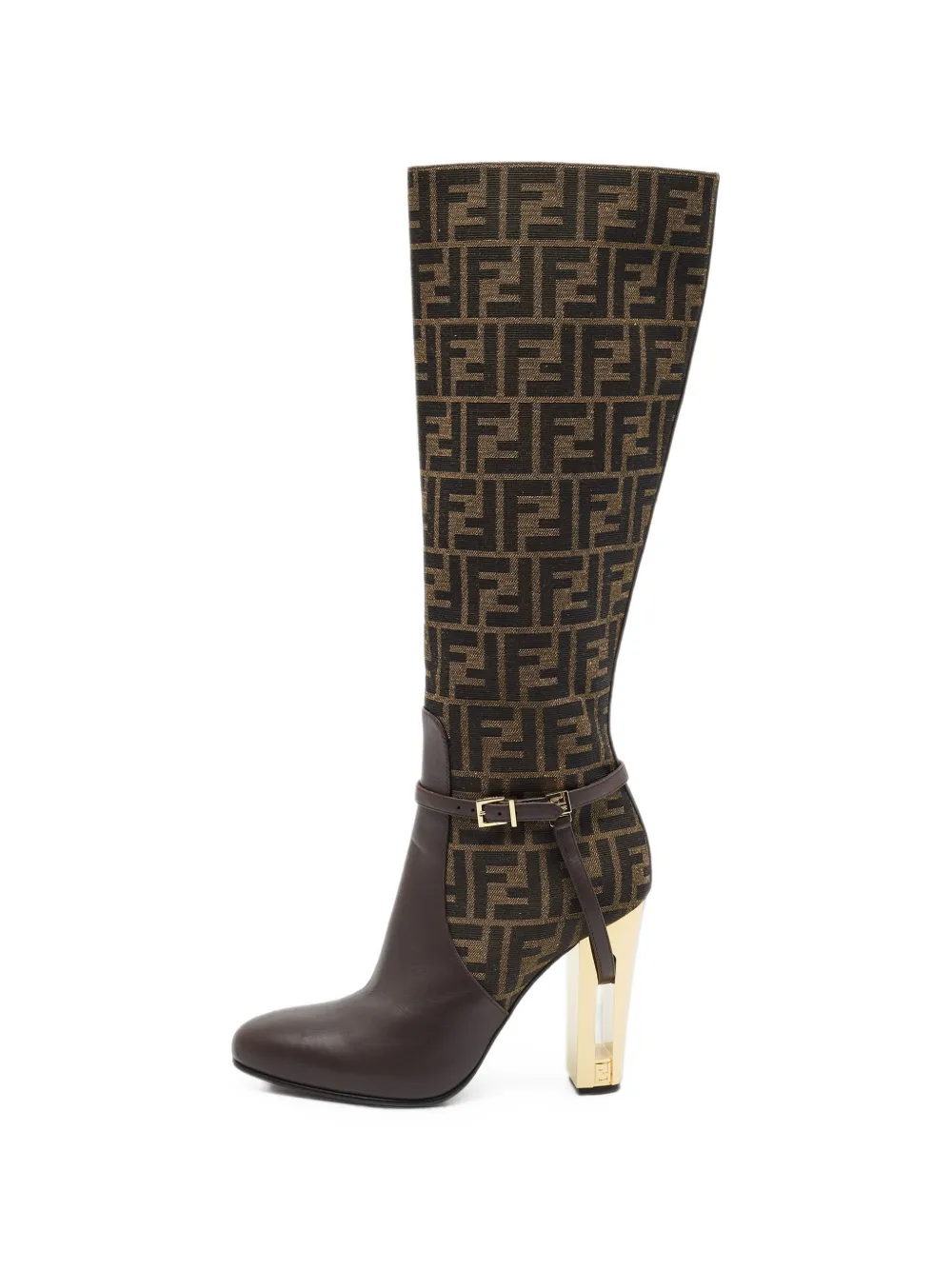 Fendi Pre-Owned Delfina boots - Marron Fendi Pre-Owned Delfina boots - Marron