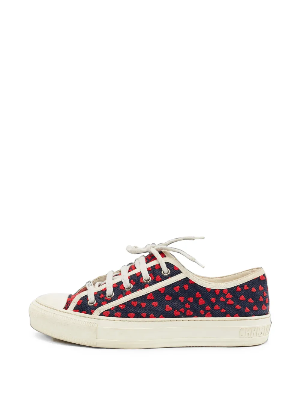 Christian Dior Pre-Owned Walk'n'Dior embroidered sneakers - Bleu Christian Dior Pre-Owned Walk'n'Dior embroidered sneakers - Bleu