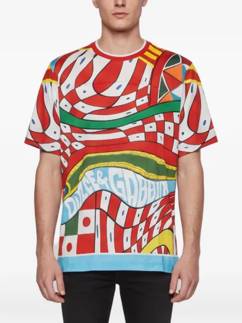 Dolce & Gabbana Pre-Owned Carretto-printed T-shirt