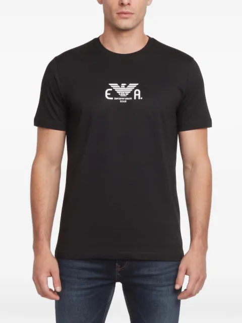 Emporio Armani Pre-Owned logo-print crewneck T-shirt