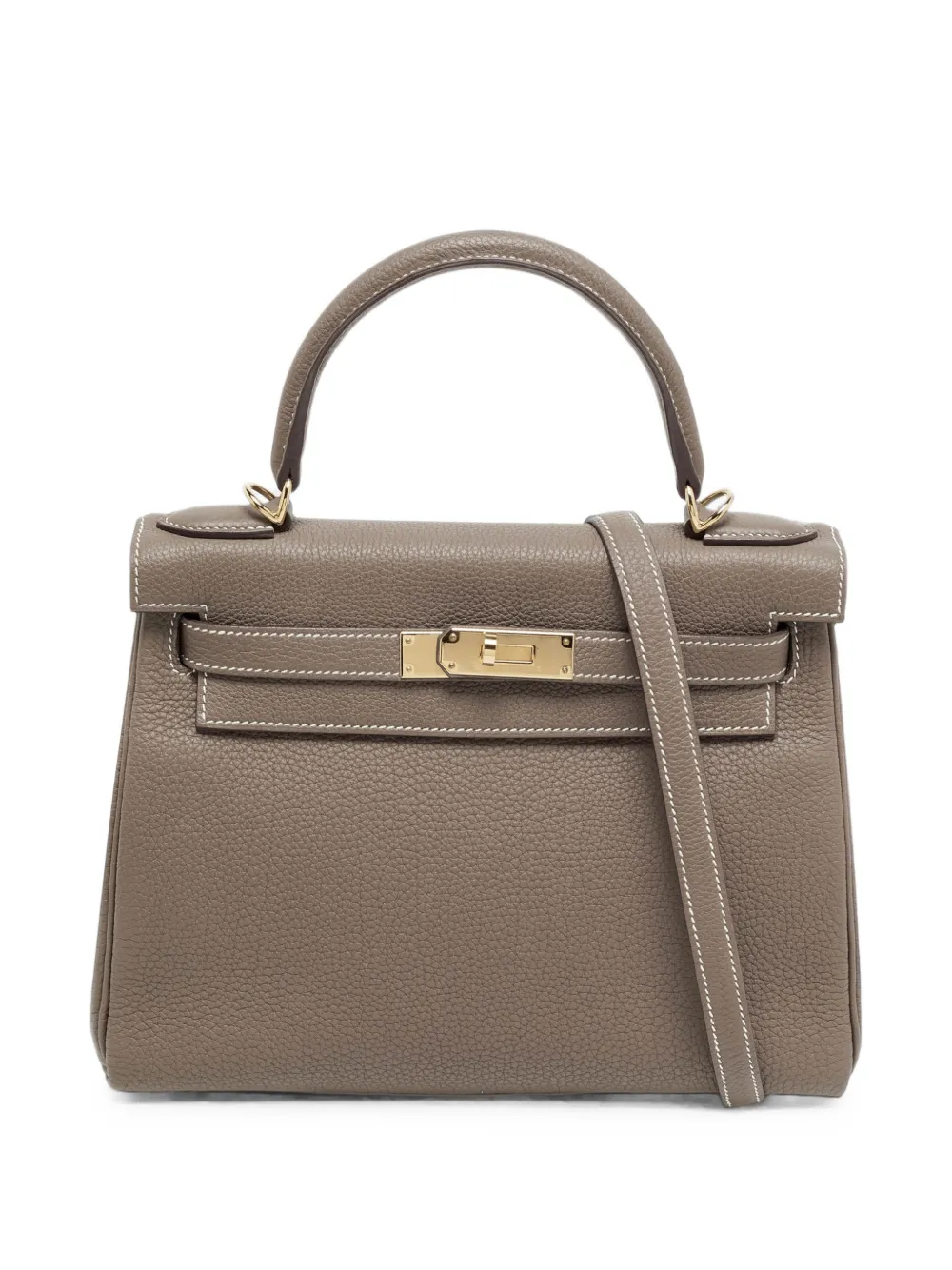 Hermès Pre-Owned 2022 Kelly Retourne tote bag - Gris