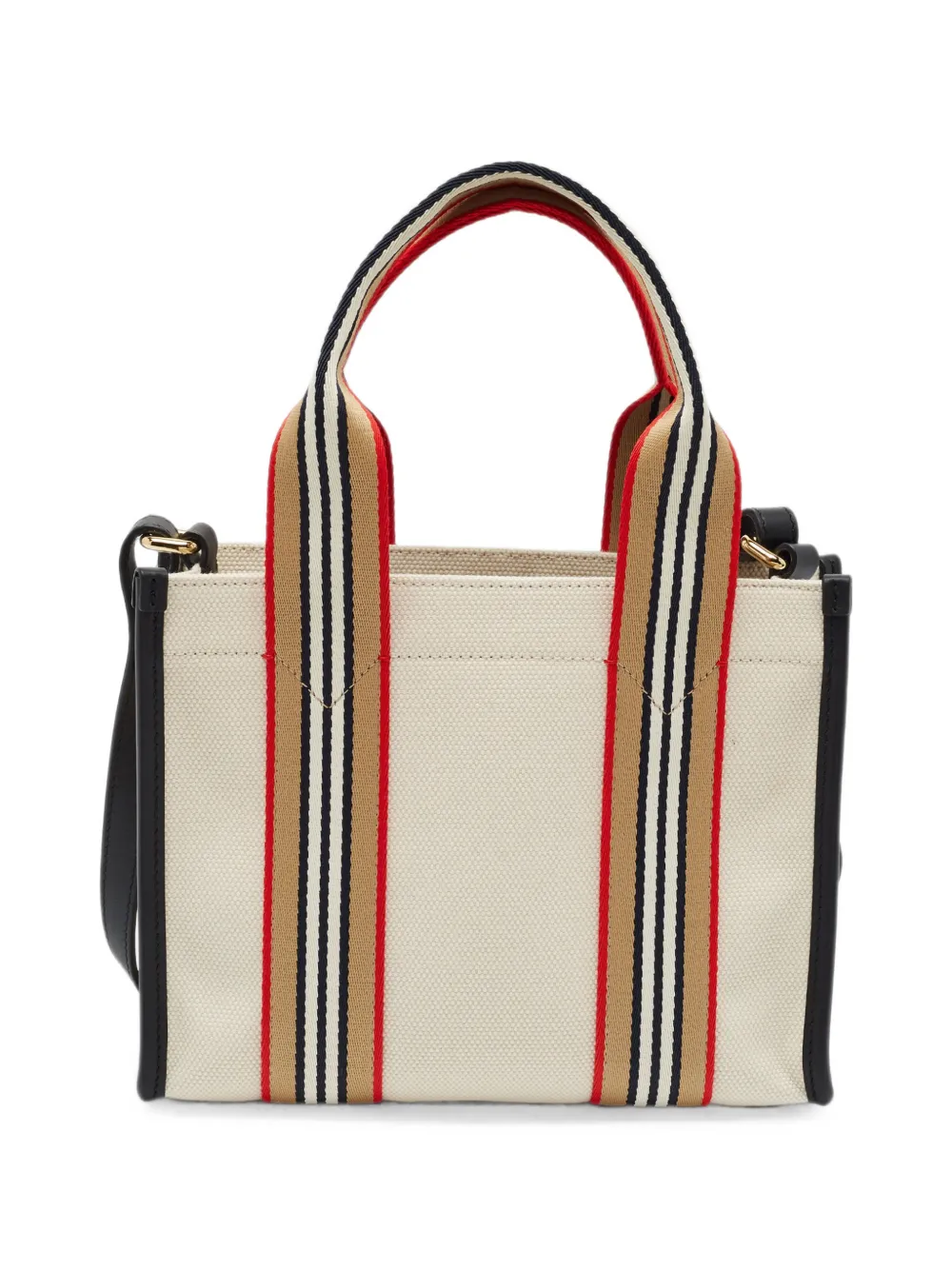 Burberry Pre-Owned Icon Stripe canvas tote bag - Tons neutres