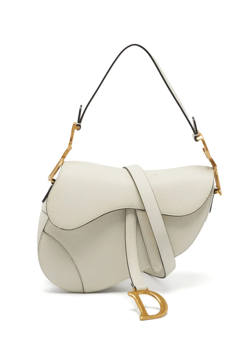 Christian Dior Pre-Owned 2023 medium Saddle shoulder bag - White