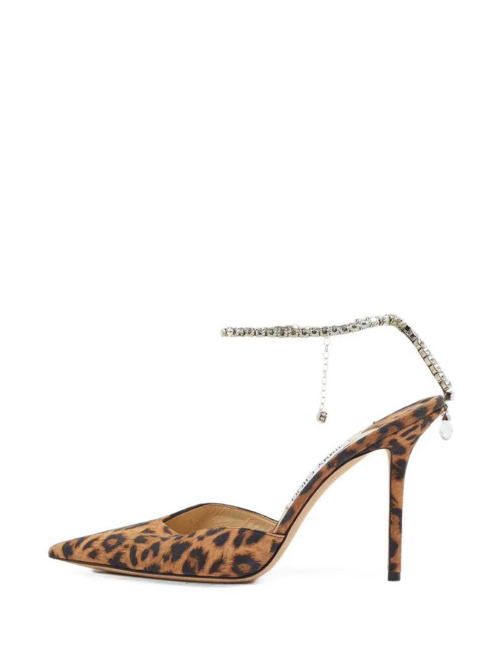 Jimmy Choo Pre-Owned Bing leopard-print pumps - Marron