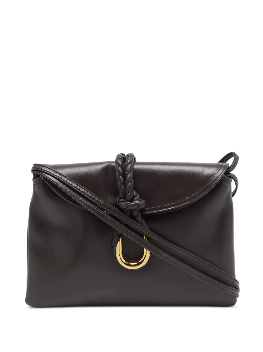 Bottega Veneta Pre-Owned Liberta leather shoulder bag - Braun