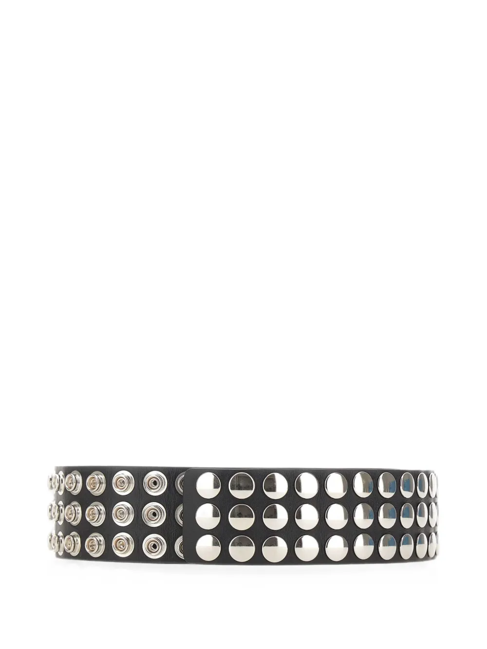 IRO Triple Click riem met drukknoop Zwart