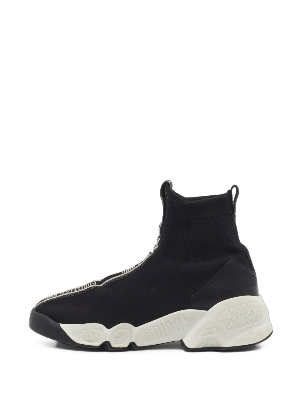 Christian Dior Pre-Owned F. Two Point Zero knit high-top sneakers - Noir Christian Dior Pre-Owned F. Two Point Zero knit high-top sneakers - Noir