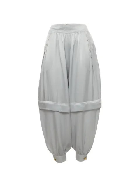 ZIMMERMANN layered satin tapered trousers