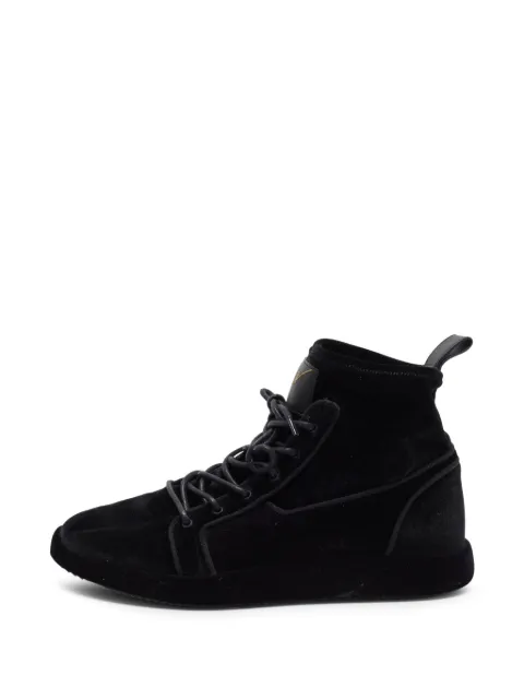 Giuseppe Zanotti Vintage Gruber velvet high-top sneakers
