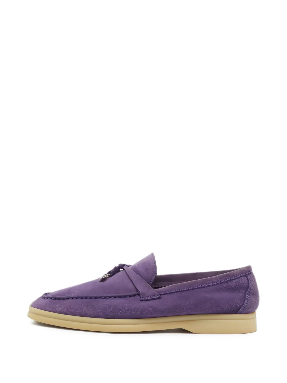 Loro Piana Pre-Owned Summer Walk Loafer aus Wildleder - Violett