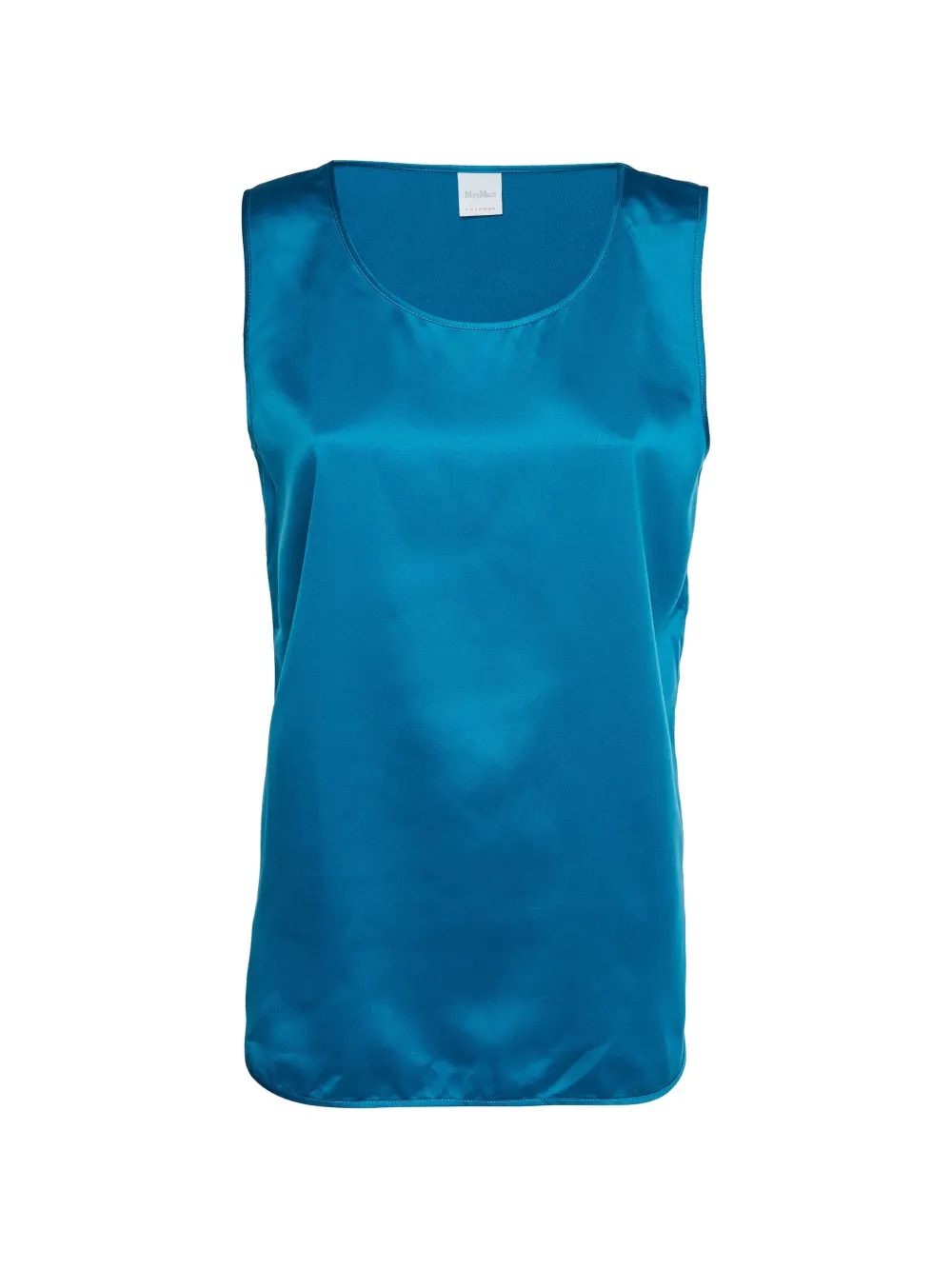 Max Mara Leisure Oberteil aus Satin - Blau