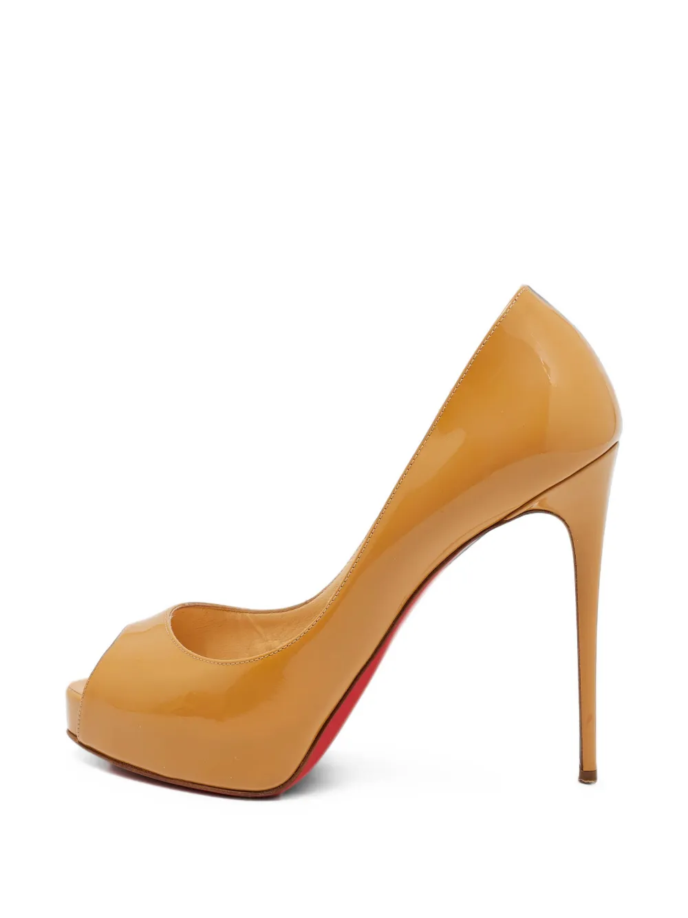 Christian Louboutin Pre-Owned Very Prive peep-toe pumps - Nude