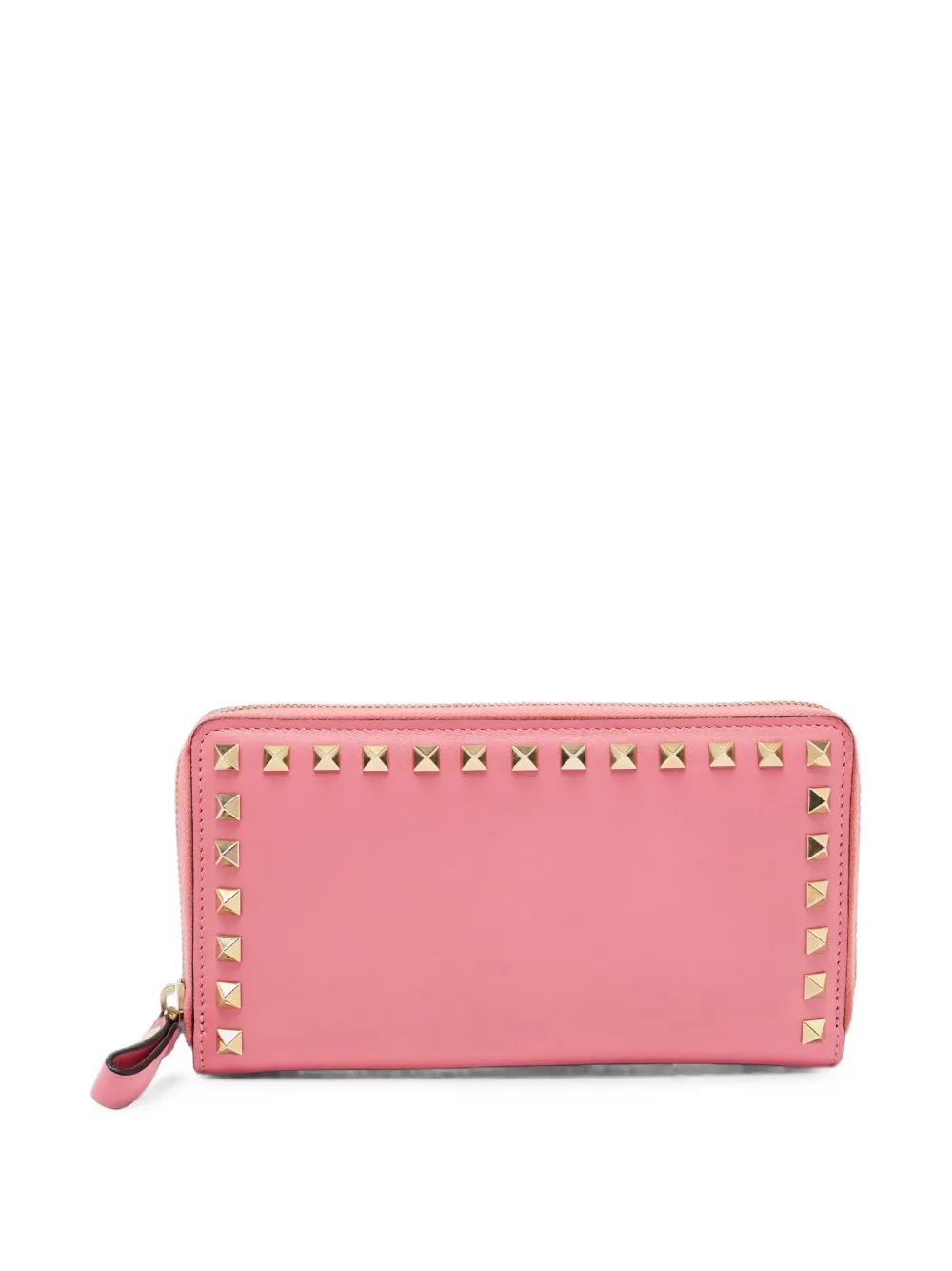 Valentino Garavani Pre-Owned Rockstud zip-around wallet - Rosa
