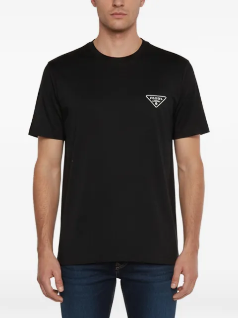 Prada Pre-Owned 2023 triangle-logo T-shirt