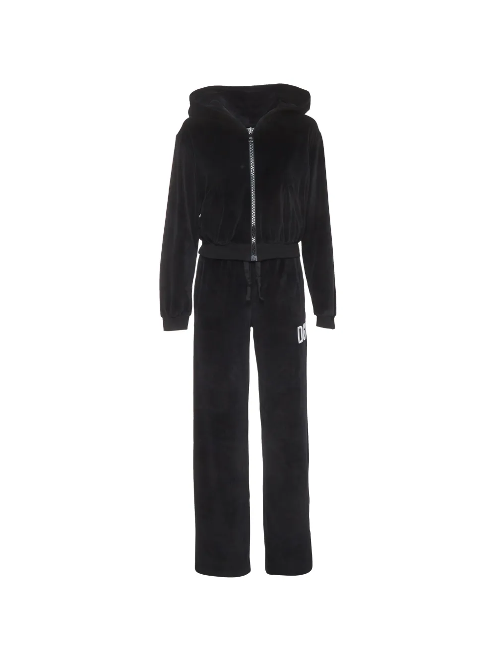 Dolce & Gabbana Pre-Owned zip-up hoodie and track pants set - Black