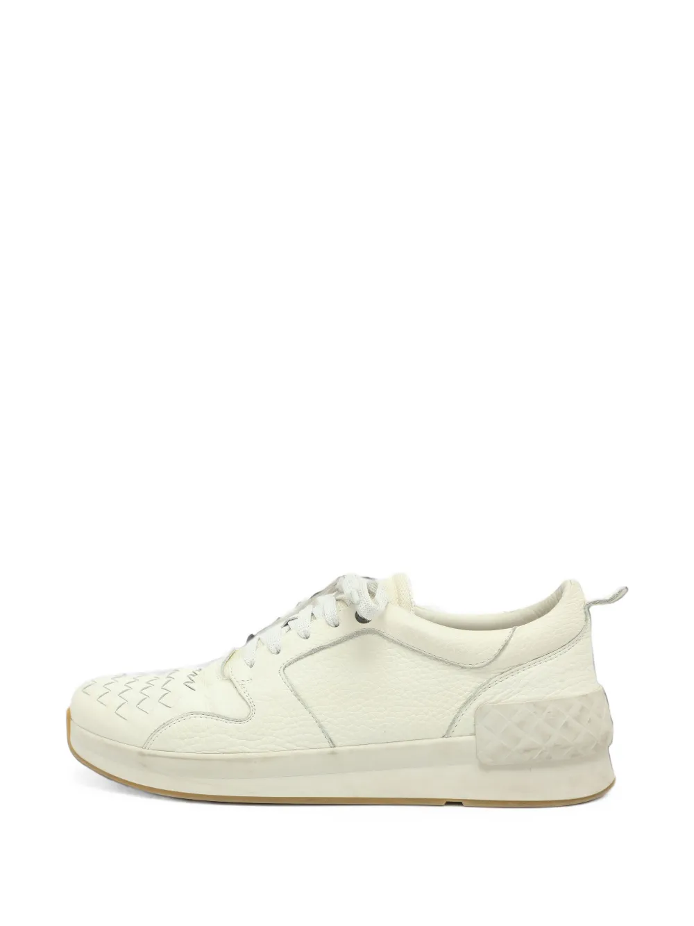 Bottega Veneta Pre-Owned baskets à empiècements - Blanc
