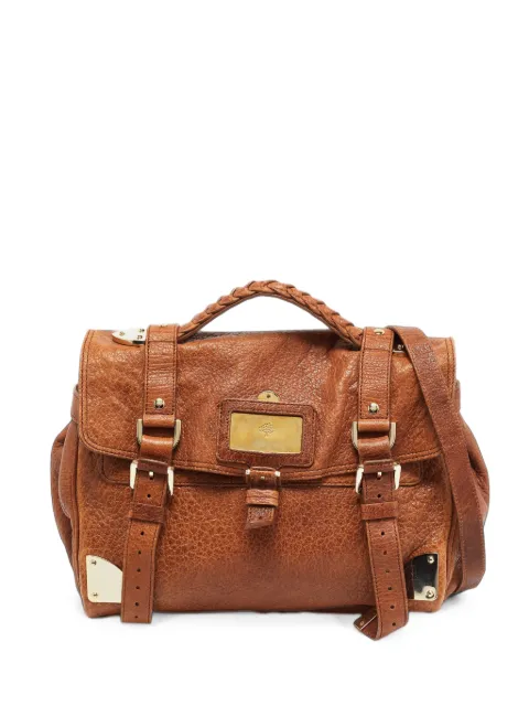 Mulberry Pre-Owned Travel Day braided satchel bag