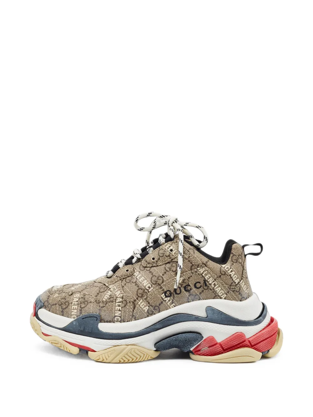 Balenciaga Pre-Owned baskets Triple S GG Supreme - Tons neutres