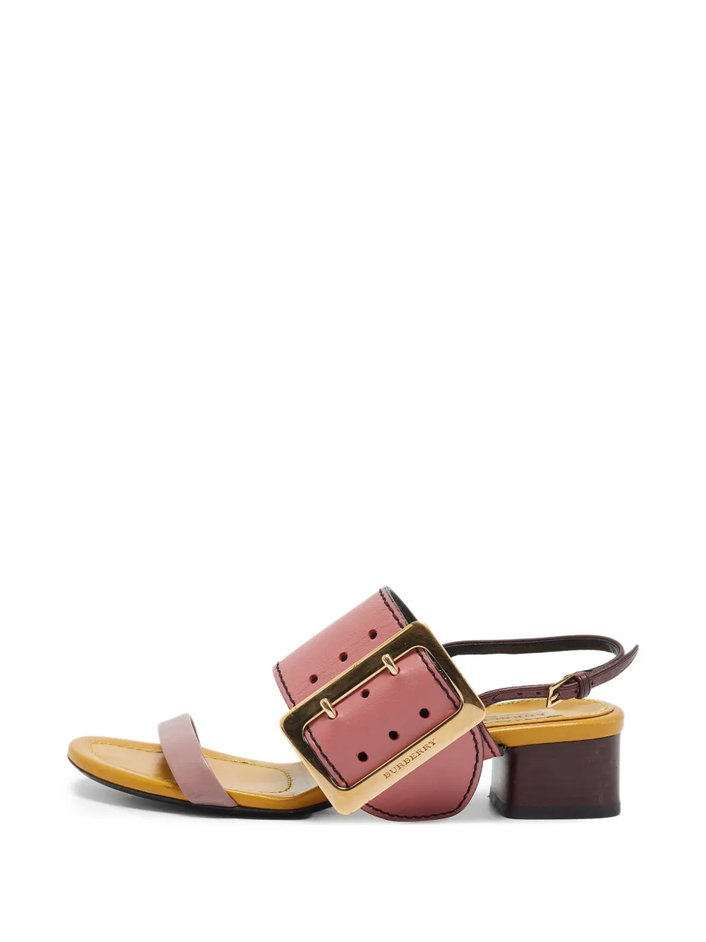 Burberry Pre-Owned Sawley heeled sandals - Rosa