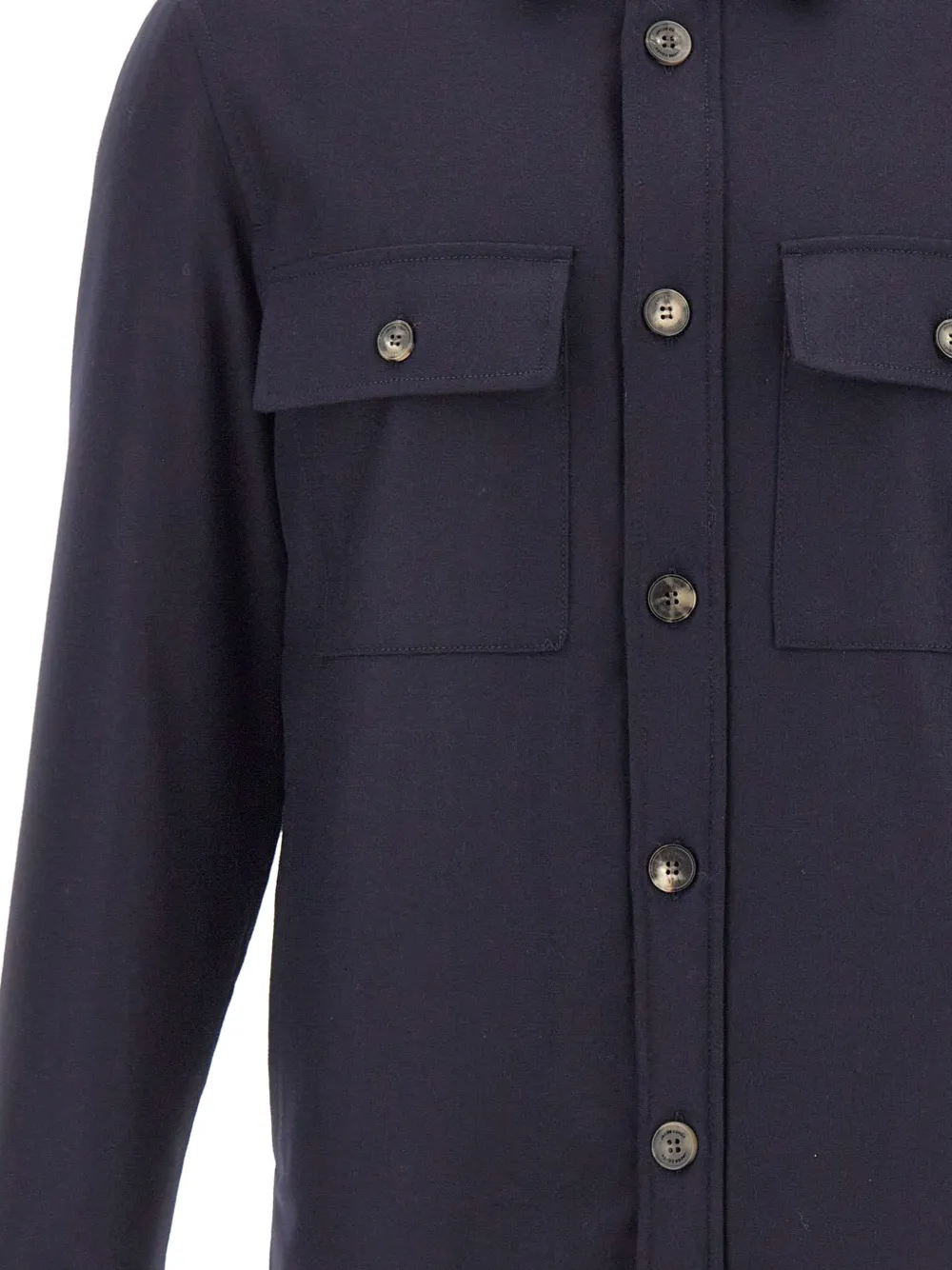 Jacob Cohën Button-up shirtjack Blauw