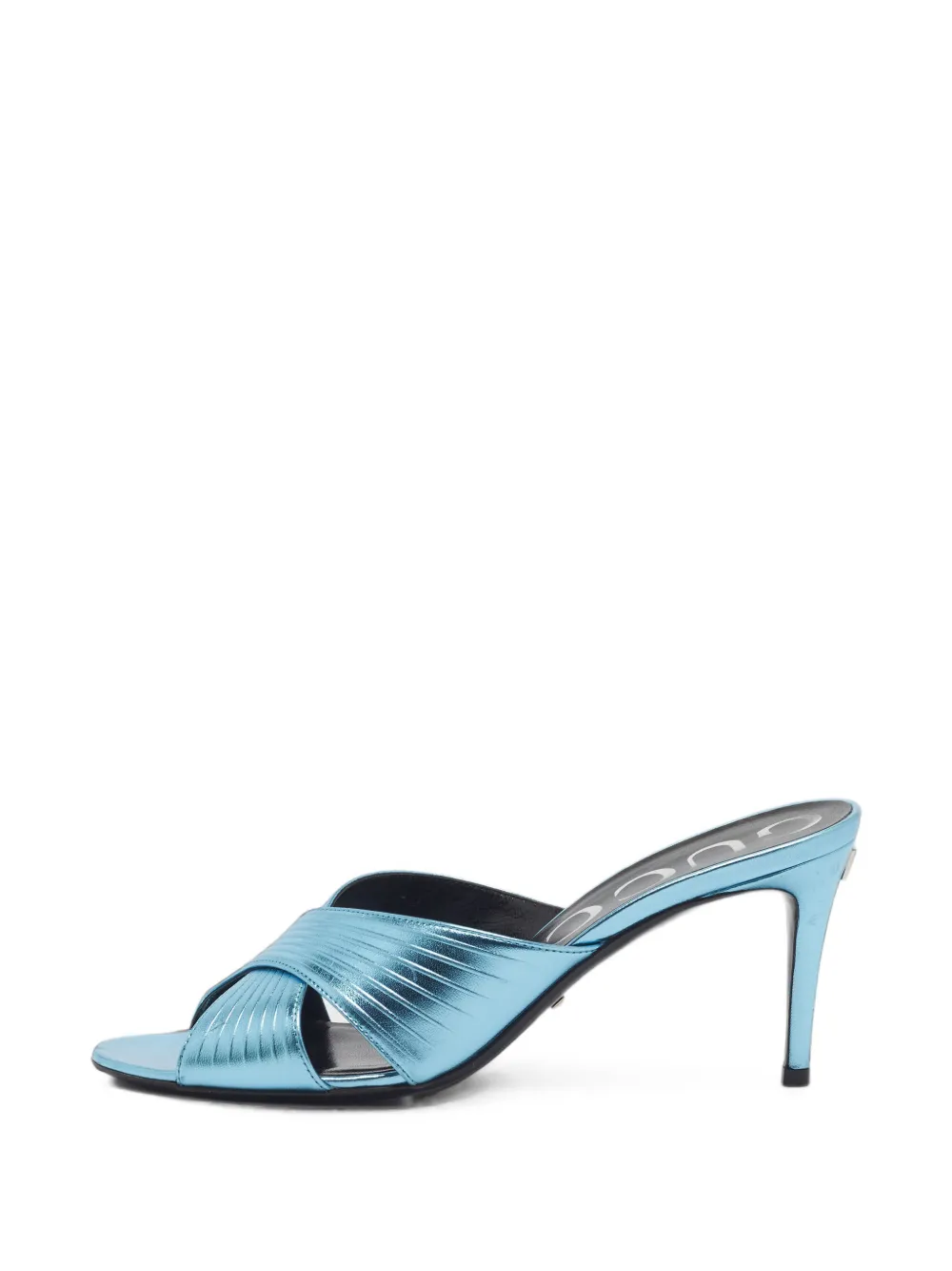 Gucci Pre-Owned Betsy crossover-straps sandals - Bleu Gucci Pre-Owned Betsy crossover-straps sandals - Bleu