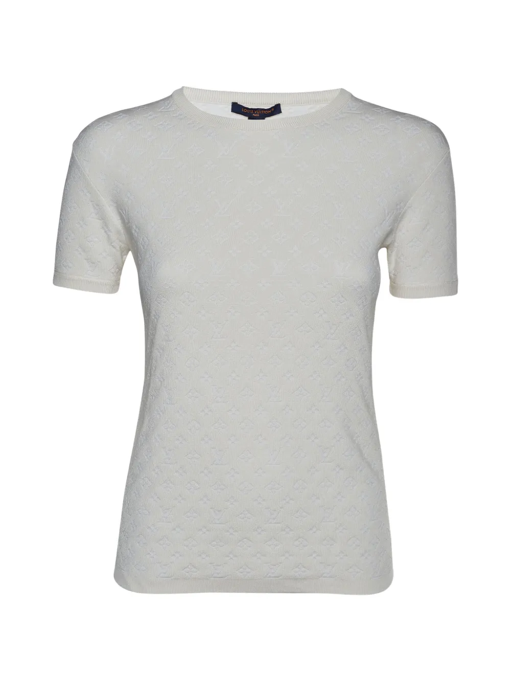 Louis Vuitton Pre-Owned Monogram crew-neck T-shirt - Tons neutres