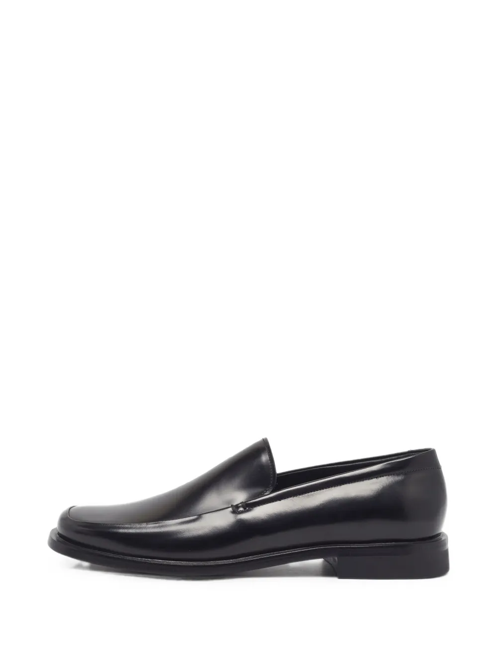 Prada Pre-Owned mocassins en cuir à bout carré - Noir Prada Pre-Owned mocassins en cuir à bout carré - Noir