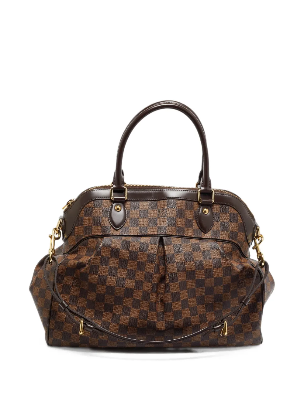 Louis Vuitton Pre-Owned 2010 GM Trevi Damier Ebene satchel bag - Marrone