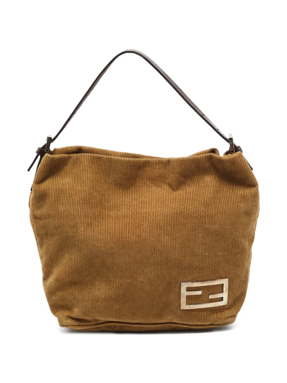 Fendi Pre-Owned Schultertasche mit FF-Logo - Braun