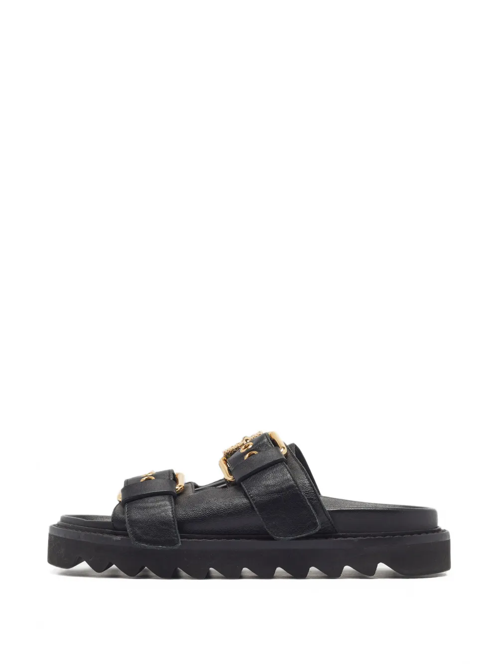 Moschino Pre-Owned flat sandals - Noir Moschino Pre-Owned flat sandals - Noir