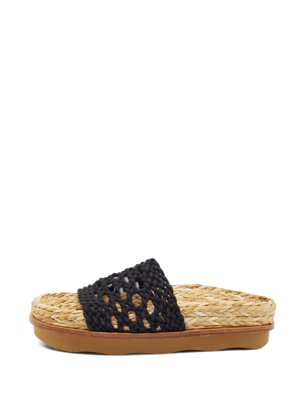 Chloé Pre-Owned Wavy crochet sandals - Noir Chloé Pre-Owned Wavy crochet sandals - Noir