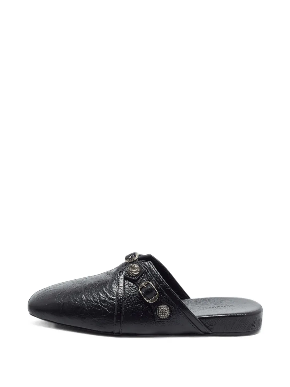 Balenciaga Pre-Owned Cosy Cagole leather mules - Noir Balenciaga Pre-Owned Cosy Cagole leather mules - Noir