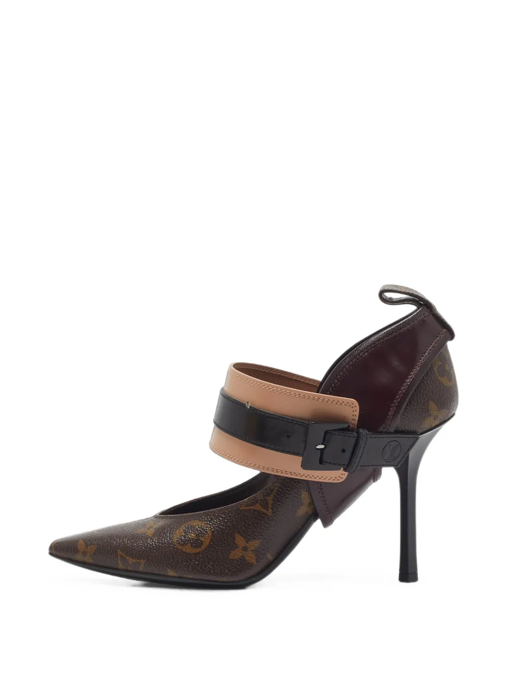 Louis Vuitton Pre-Owned Headline Monogram Mary Jane pumps - Marron