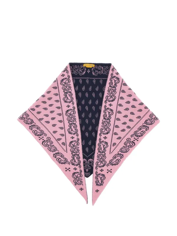 Guest In Residence The Wild Rag Paisley-print Scarf in Pink