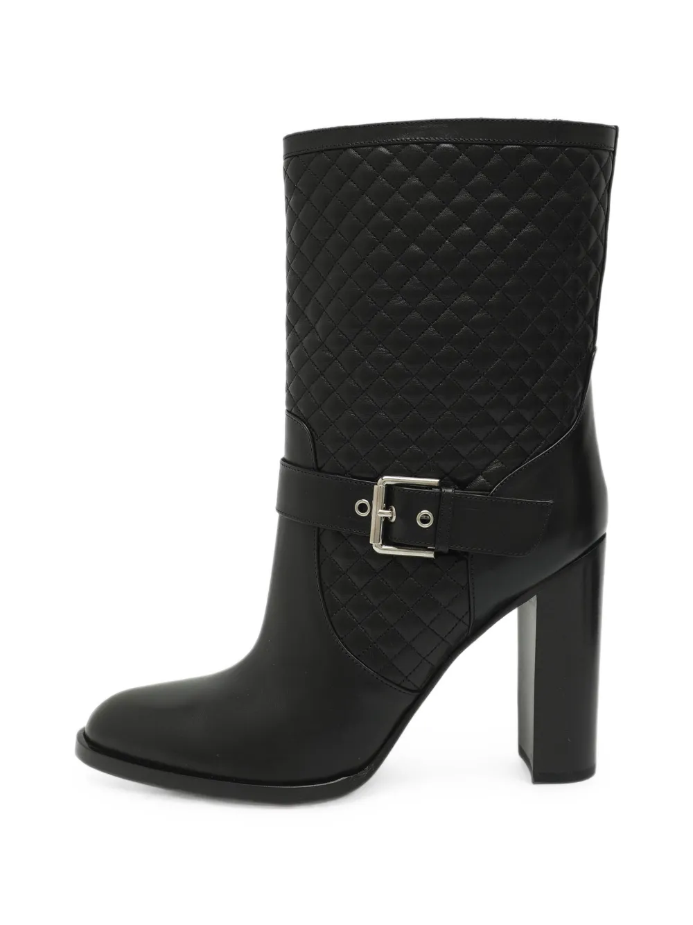 Gianvito Rossi quilted buckle-detail boots - Noir Gianvito Rossi quilted buckle-detail boots - Noir