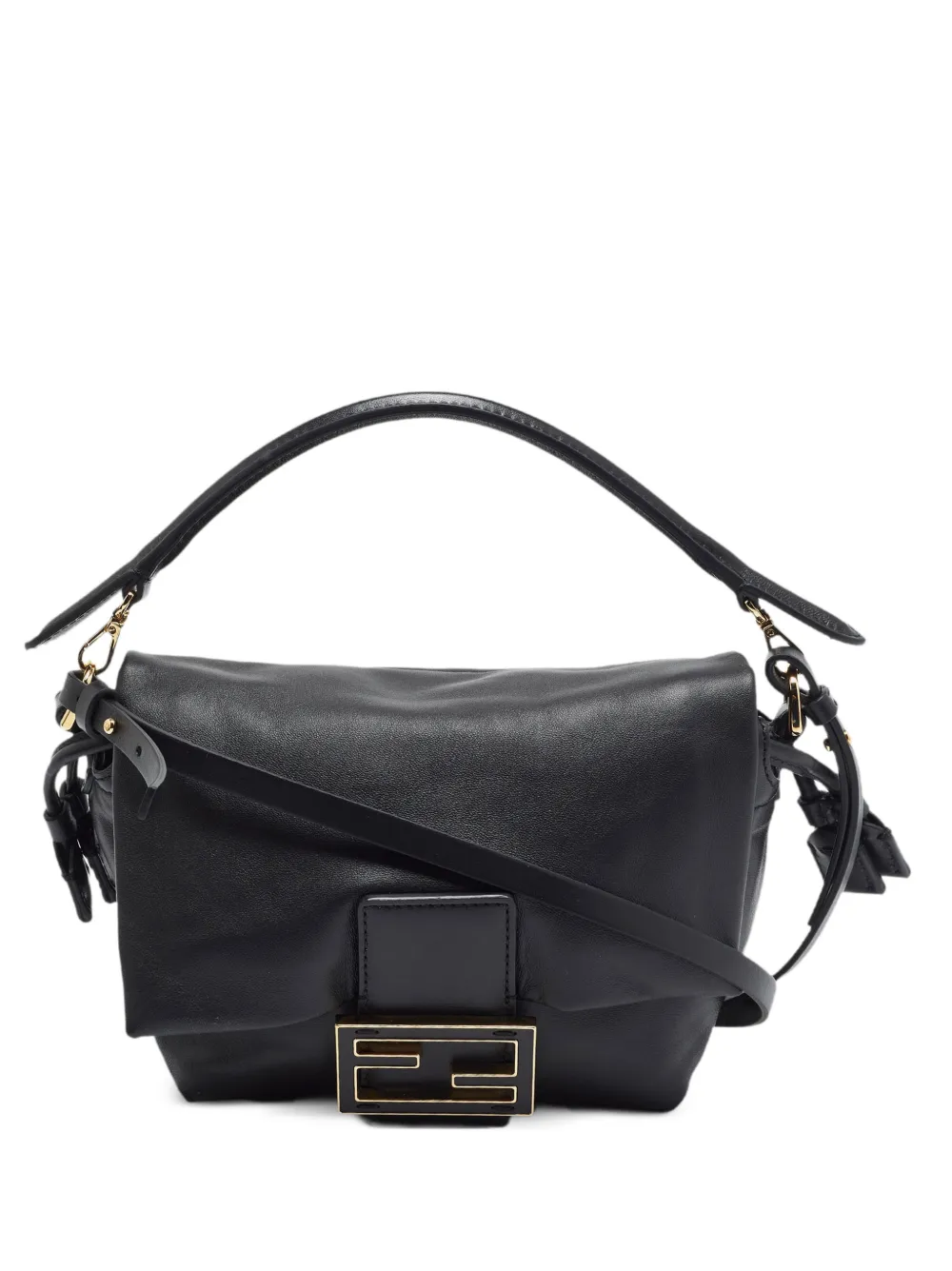 Fendi Pre-Owned 2026 kleine Mamma Baguette Tote Bag aus Leder - Schwarz