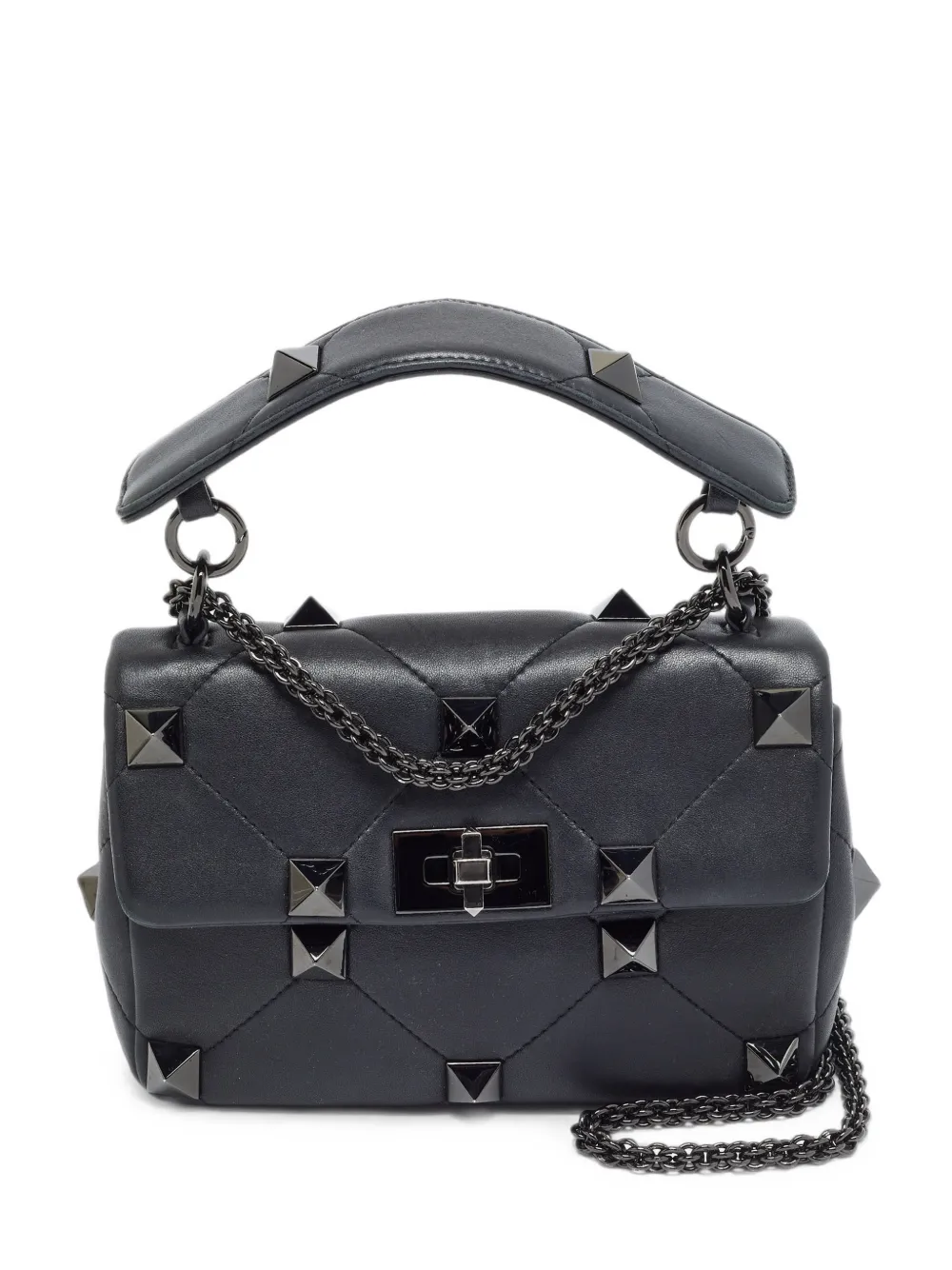Valentino Garavani Pre-Owned medium Roman Stud Spike studded tote bag - Schwarz