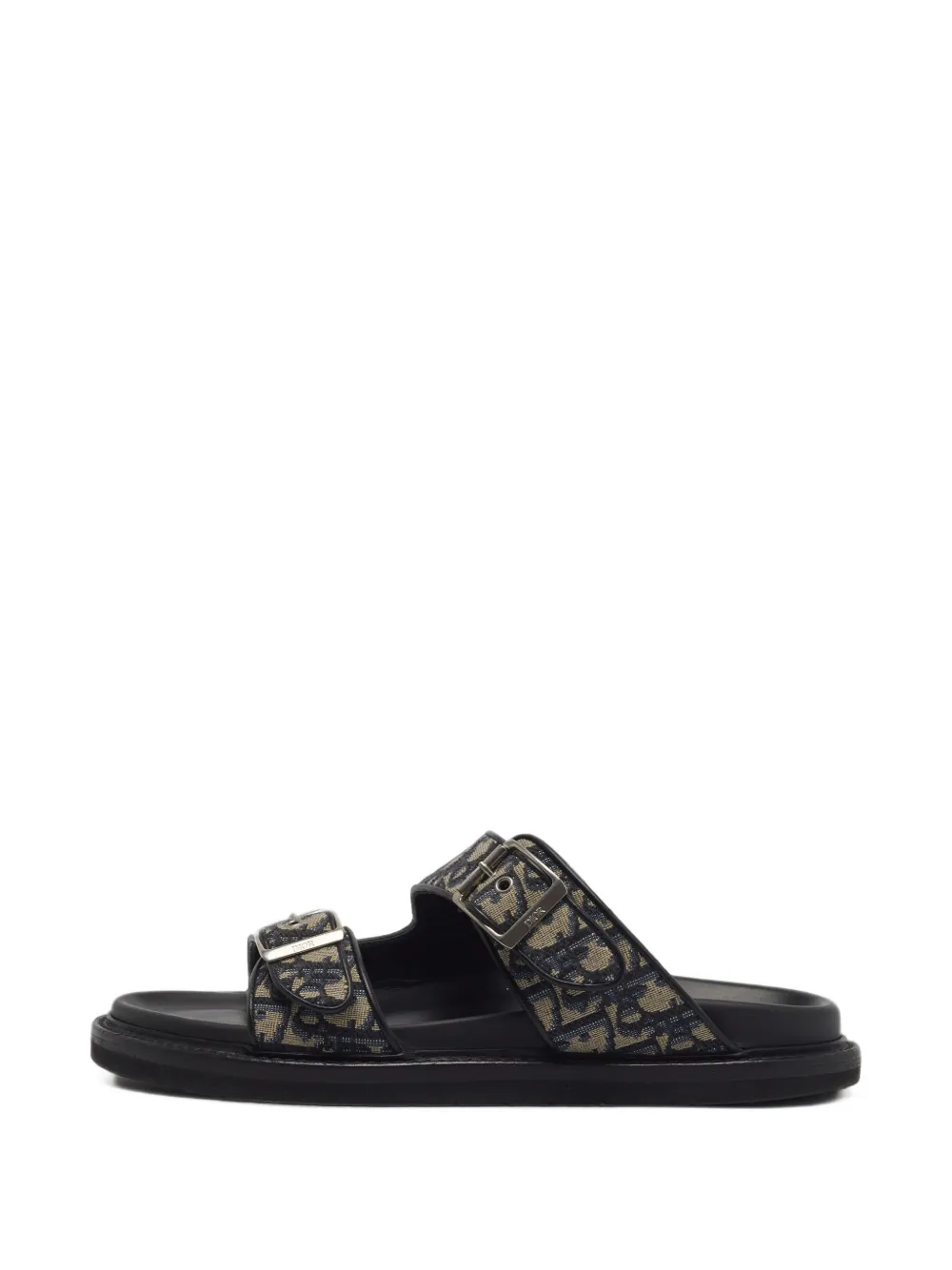Christian Dior Pre-Owned Dior Oblique Aqua sandals - Tons neutres Christian Dior Pre-Owned Dior Oblique Aqua sandals - Tons neutres